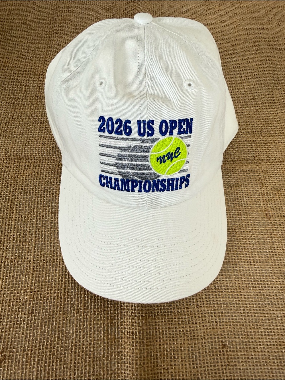 2026 US Open Championships Tennis Cap White One Size US Chase Hat by ’47